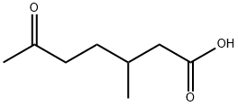 Heptanoic acid, 3-methyl-6-oxo- Structural