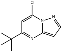 Pyrazolo[1,5-a]pyrimidine, 7-chloro-5-(1,1-dimethylethyl)- Structural