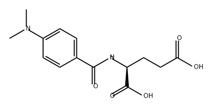 L-Glutamic acid, N-[4-(dimethylamino)benzoyl]- Structural