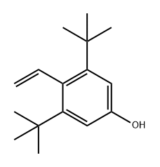 Phenol, 3,5-bis(1,1-dimethylethyl)-4-ethenyl- Structural