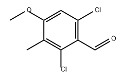 Benzaldehyde, 2,6-dichloro-4-methoxy-3-methyl- Structural