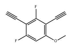 Benzene, 2,4-diethynyl-1,3-difluoro-5-methoxy- Structural