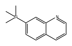 Quinoline, 7-(trimethylsilyl)- Structural