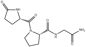 Glycinamide, 5-oxo-L-prolyl-L-prolyl- Structural