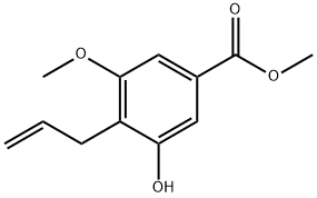 Methyl 3-hydroxy-5-methoxy-4-(2-propen-1-yl)benzoate Structural