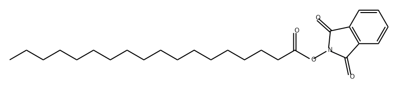 Octadecanoic acid, 1,3-dihydro-1,3-dioxo-2H-isoindol-2-yl ester Structural
