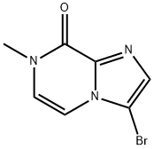Imidazo[1,2-a]pyrazin-8(7H)-one, 3-bromo-7-methyl- Structural
