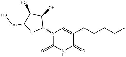 Uridine, 5-pentyl- (9CI) Structural
