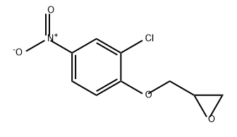 Oxirane, 2-[(2-chloro-4-nitrophenoxy)methyl]- Structural