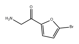 Ethanone, 2-amino-1-(5-bromo-2-furanyl)- Structural