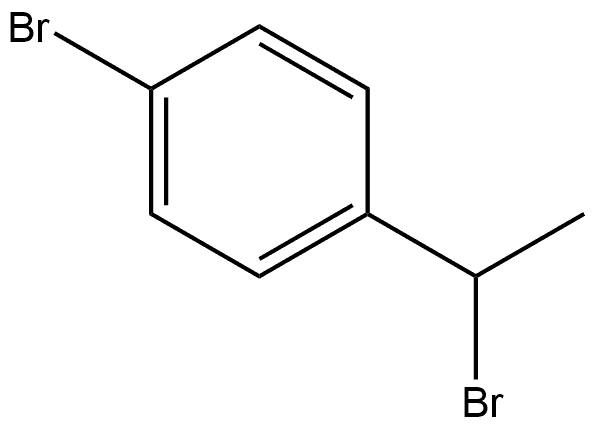 Benzene, 1-bromo-4-(1-bromoethyl)-, (+)- Structural