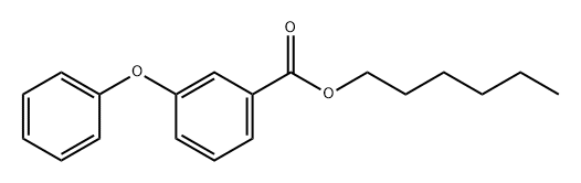 Benzoic acid, 3-phenoxy-, hexyl ester Structural