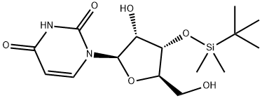 Uridine, 3'-O-[(1,1-dimethylethyl)dimethylsilyl]- Structural