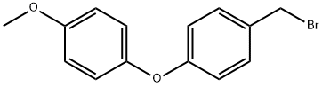 JR-13608, 1-(4-Methoxyphenoxy)-4-(bromomethyl)benzene Structural