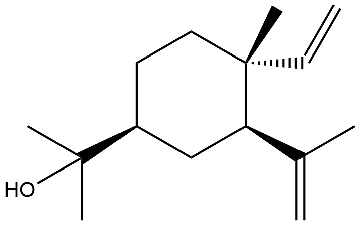 Cyclohexanemethanol, 4-ethenyl-α,α,4-trimethyl-3-(1-methylethenyl)-, (1S,3R,4R)- Structural