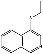 Isoquinoline, 4-(ethylthio)- Structural