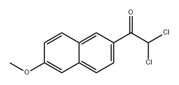 Ethanone, 2,2-dichloro-1-(6-methoxy-2-naphthalenyl)- Structural