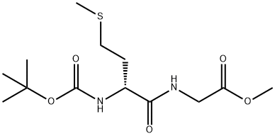 Glycine, N-[N-[(1,1-dimethylethoxy)carbonyl]-D-methionyl]-, methyl ester (9CI) Structural