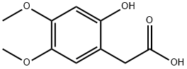 Benzeneacetic acid, 2-hydroxy-4,5-dimethoxy- Structural