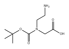 Glycine, N-(2-aminoethyl)-N-[(1,1-dimethylethoxy)carbonyl]- Structural