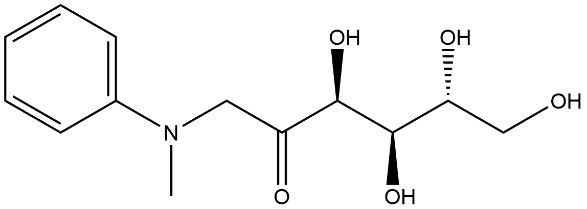 D-Fructose, 1-deoxy-1-(methylphenylamino)- Structural