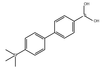 Boronic acid, B-[4'-(trimethylsilyl)[1,1'-biphenyl]-4-yl]- Structural