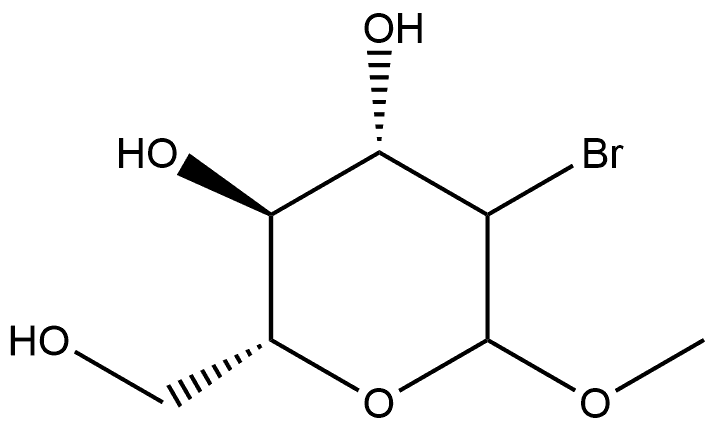 D-arabino-Hexopyranoside, methyl 2-bromo-2-deoxy-, (2ξ)- Structural