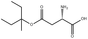 L-Aspartic acid, 4-(1-ethyl-1-methylpropyl) ester Structural