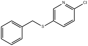 Pyridine, 2-chloro-5-[(phenylmethyl)thio]- Structural
