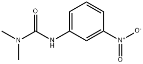 Urea, N,N-dimethyl-N'-(3-nitrophenyl)- Structural