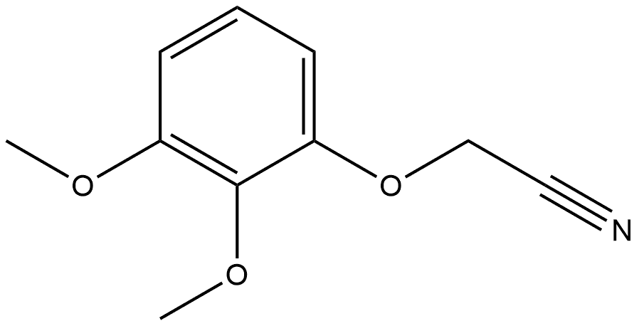 Acetonitrile, 2-(2,3-dimethoxyphenoxy)- Structural