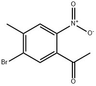 Ethanone, 1-(5-bromo-4-methyl-2-nitrophenyl)- Structural