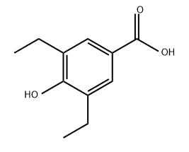 Benzoic acid, 3,5-diethyl-4-hydroxy- Structural
