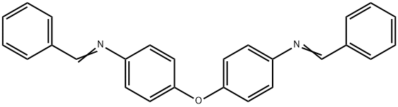Benzenamine, 4,4'-oxybis[N-(phenylmethylene)- Structural