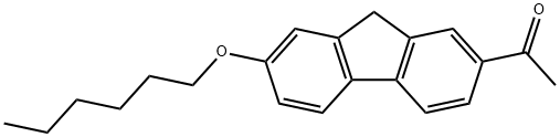 Ethanone, 1-[7-(hexyloxy)-9H-fluoren-2-yl]- Structural