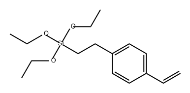 Benzene, 1-ethenyl-4-[2-(triethoxysilyl)ethyl]- Structural
