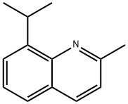 Quinoline, 2-methyl-8-(1-methylethyl)- Structural