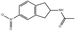 Acetamide, N-(2,3-dihydro-5-nitro-1H-inden-2-yl)- Structural