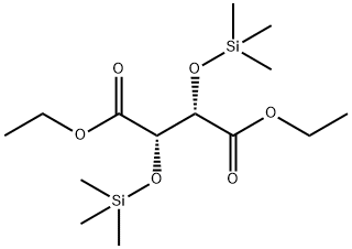 diethyl (2S,3S)-2,3-bis((trimethylsilyl)oxy)succinate Structural