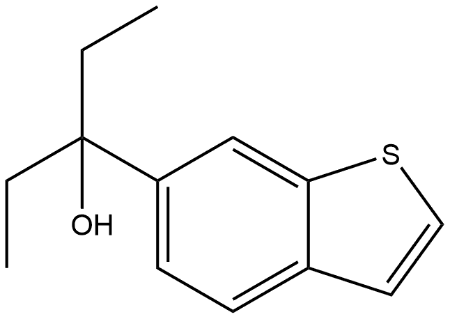 Benzo[b]thiophene-6-methanol, α,α-diethyl- Structural