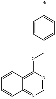 Quinazoline, 4-[(4-bromophenyl)methoxy]- Structural
