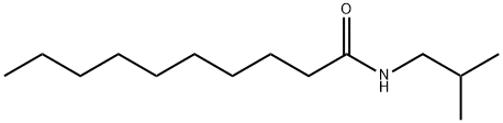 Decanamide, N-(2-methylpropyl)- Structural
