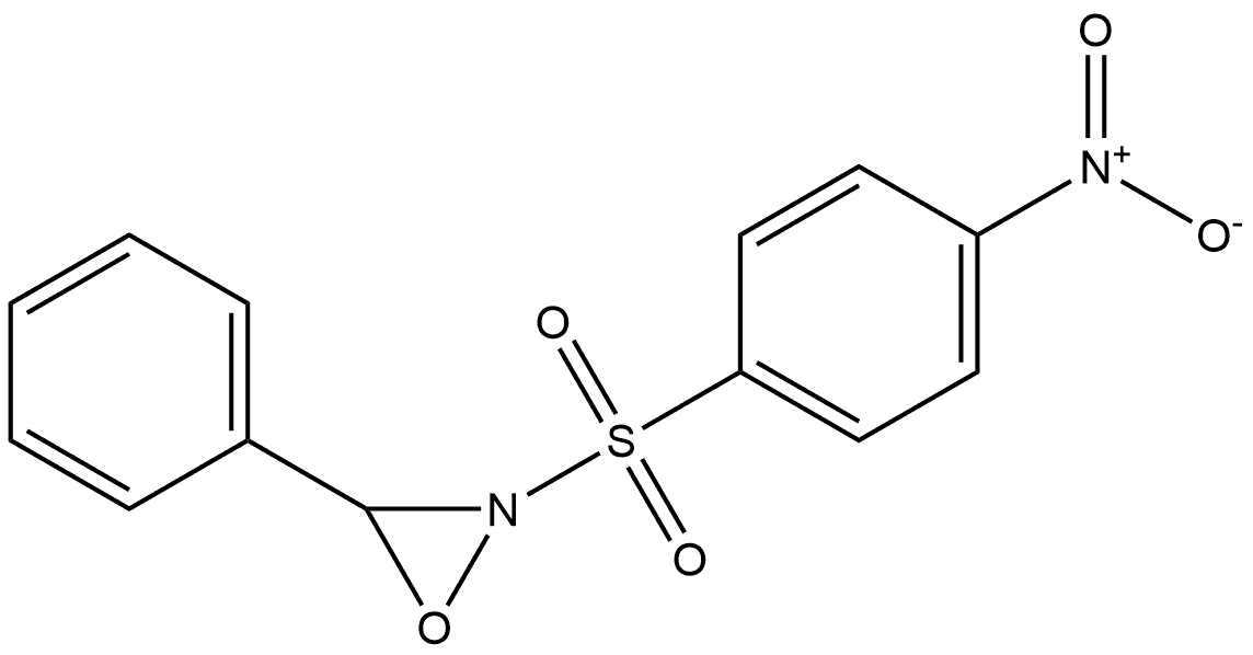 Oxaziridine, 2-[(4-nitrophenyl)sulfonyl]-3-phenyl-, trans- (9CI) Structural