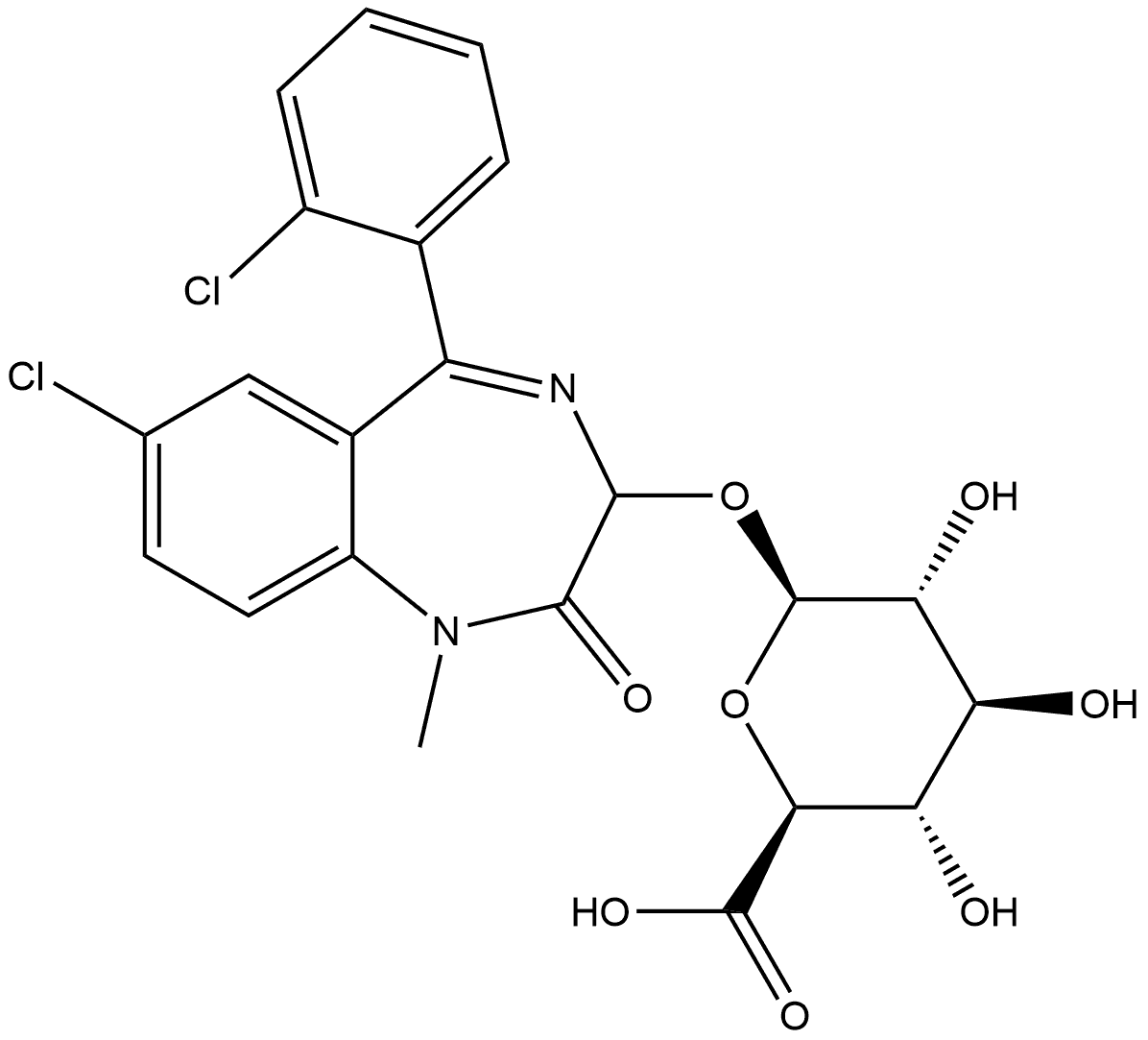 Lormetazepam Glucuronide Structural