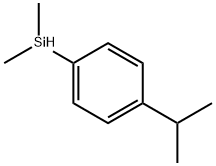 Benzene, 1-(dimethylsilyl)-4-(1-methylethyl)- Structural