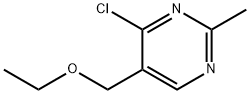 Pyrimidine, 4-chloro-5-(ethoxymethyl)-2-methyl- Structural