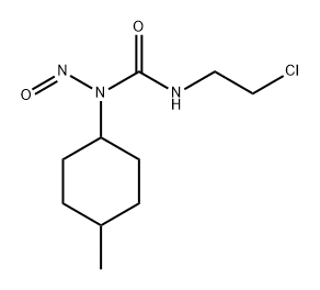 Urea, N'-(2-chloroethyl)-N-(4-methylcyclohexyl)-N-nitroso- Structural