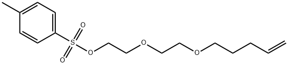 Ethanol, 2-[2-(4-penten-1-yloxy)ethoxy]-, 1-(4-methylbenzenesulfonate) Structural