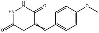 tetrahydro-4-[(4-methoxyphenyl)methylene]-3,6-Pyridazinedione Structural