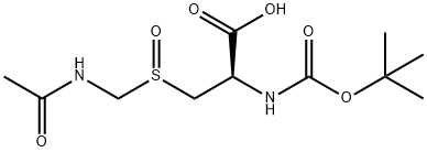 L-Alanine, 3-[[(acetylamino)methyl]sulfinyl]-N-[(1,1-dimethylethoxy)carbonyl]- Structural